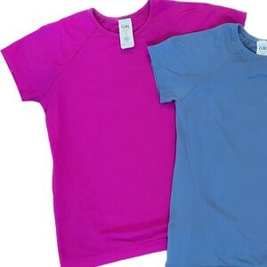 Athleta Girl Power Up Seamless Tee Girls L 12